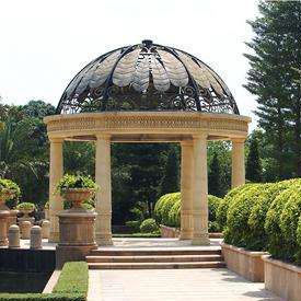 園林常用景觀-石涼亭-長廊花架-景觀石等