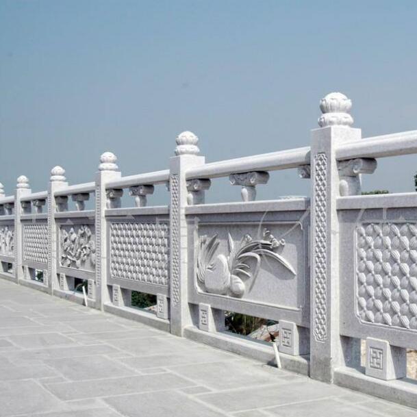 石欄桿廠家-橋面護(hù)欄-羅馬柱護(hù)欄-石欄板